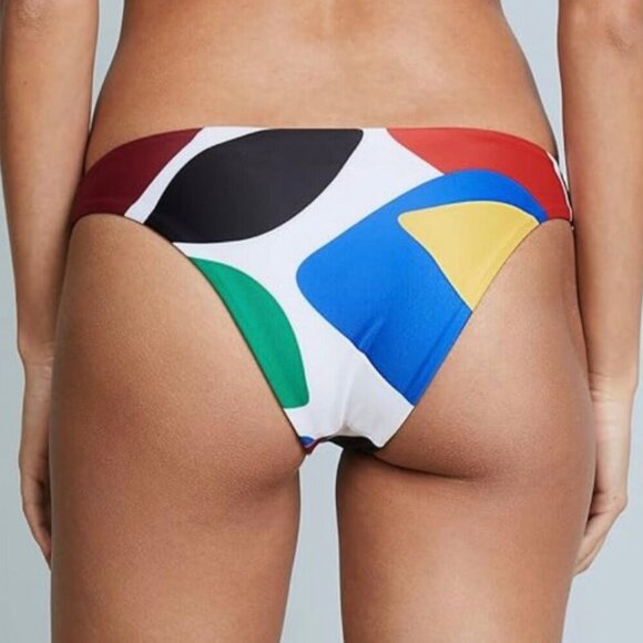 Mara Hoffman Sia Top Sz XL & Zoa Bottom Sz L Cream Multi - Picture 5 of 12